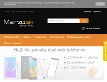 Tablet Screenshot of marzo.sk